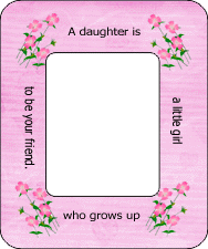 A Daughter Magnetic Photo Frame