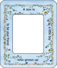 A Son Magnetic Photo Frame