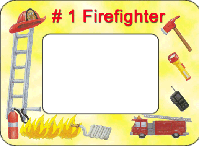 Fire Fighter Magnetic Photo Frame