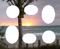 Sunrise Collage Magnetic Photo Frame