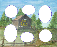 Mail Pouch Barn Collage Magnetic Photo Frame