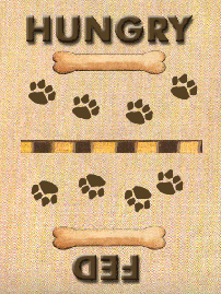 dog magnets, magnets for dogs, hunry or fed magnet