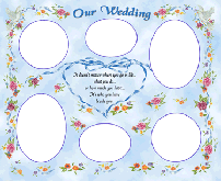 Our Wedding Collage Magnetic Photo Frame