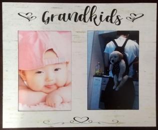 grandkids collage, magnetic collage,magnetic collage, magnetic frame, fridge frame, magnetic fridge frames, fridge frames, frames for the fridge, fridge, frames, collages, magnets, magnet collage, magentic frame