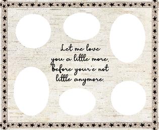 let me love you a little more collage, magnetic collage,magnetic collage, magnetic frame, fridge frame, magnetic fridge frames, fridge frames, frames for the fridge, fridge, frames, collages, magnets, magnet collage, magentic frame