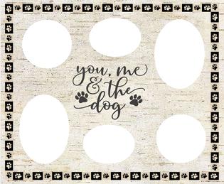 you me and the dog collage, magnetic collage,magnetic collage, magnetic frame, fridge frame, magnetic fridge frames, fridge frames, frames for the fridge, fridge, frames, collages, magnets, magnet collage, magentic frame