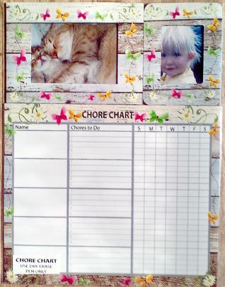 Chore Chart, magnetic chart, magnetic chore chart, chore chart with magnet, dry erase magnetic chore chart, dry erase chore chart