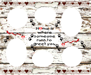 home is where someone runs to greet you, collage, fridge frame, magnetic frames, magnetic fridge frames, magnet frames, fridge frames, refrigerator frame